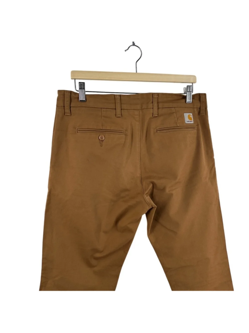 Carhartt Sid Pant Brown trouser casual slim leg low waist sz 33 x 32